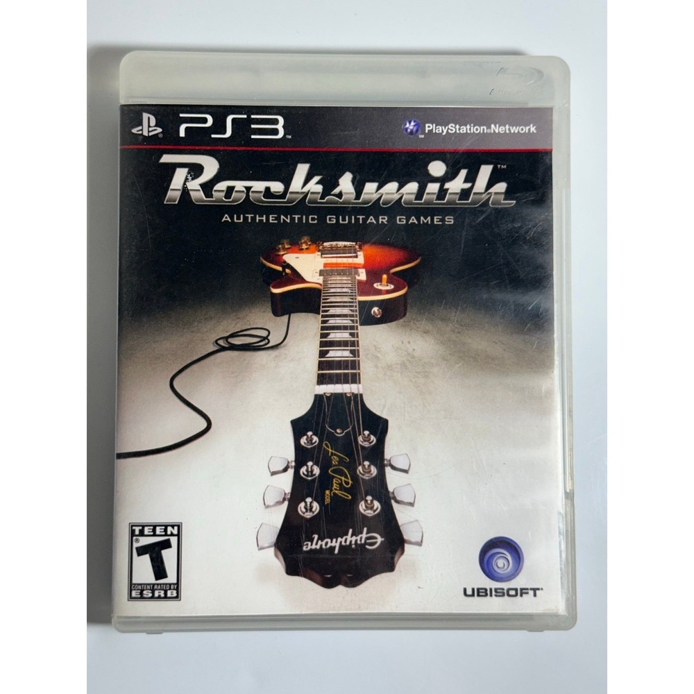 Rocksmith Sony PlayStation 3 Ubisoft 2011 Rated T with Manual No Cable